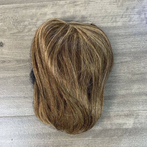 Ombre Highlights Bob Wig Glue Honey Blonde Colored Wigs Human Hair Straight 10" - Picture 3 of 9